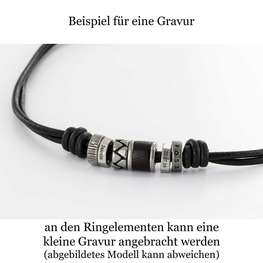 Fossil Herren Halskette JF84068040 mit Gravur |Juwelier Wieland